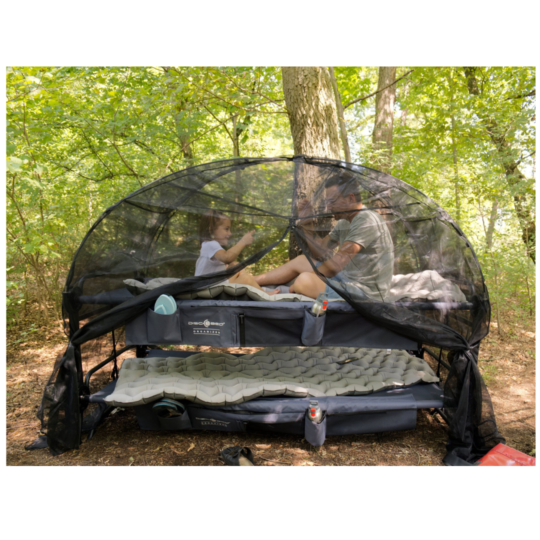 Disc-O-Bed L con tasche laterali antracite