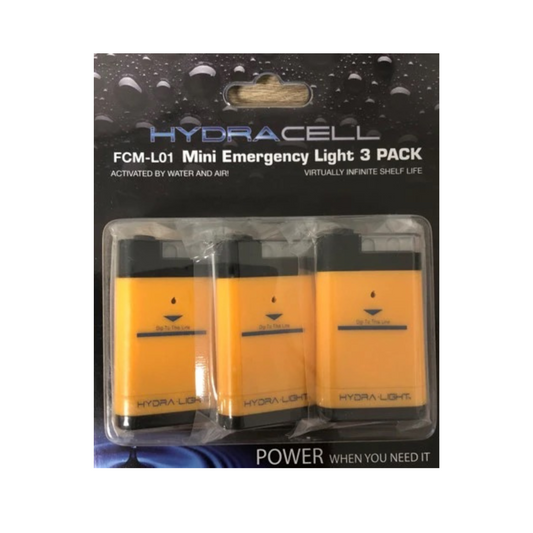 HydraCell Mini-Notlicht gelb/schwarz 3-er Pack