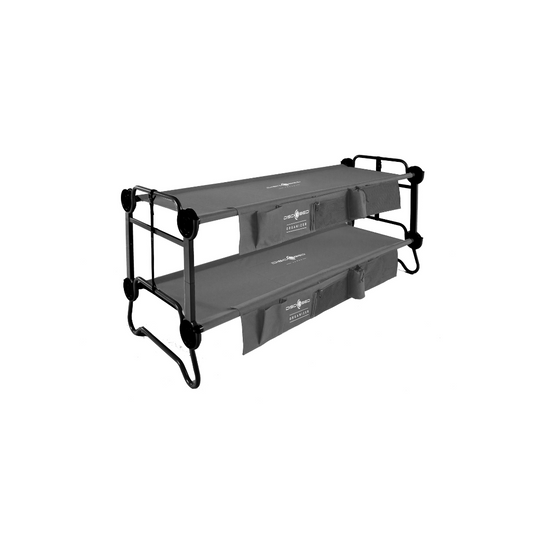 Disc-O-Bed L con tasche laterali antracite
