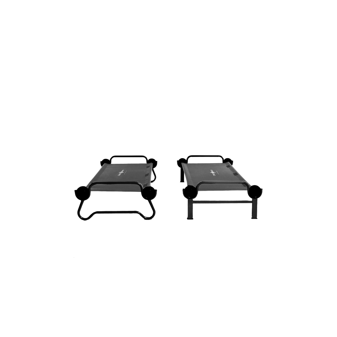 Disc-O-Bed L con tasche laterali antracite