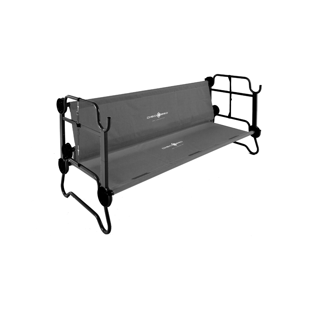 Disc-O-Bed L con tasche laterali antracite