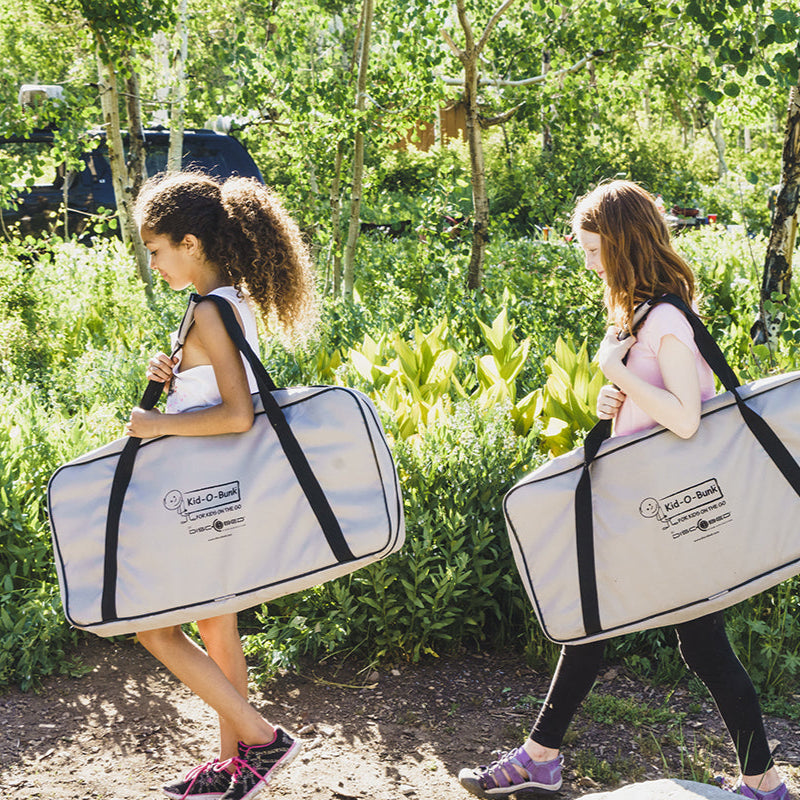 Kid-O-Bunk with side organizers green