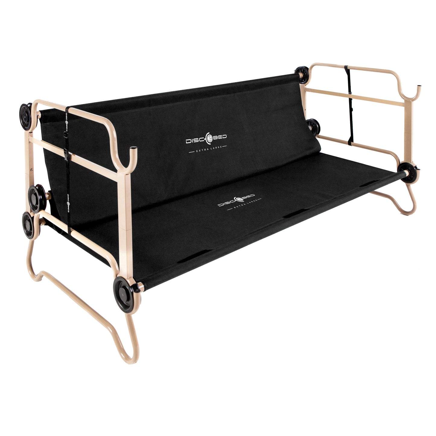 Disc-O-Bed XL mit Seitentaschen schwarz