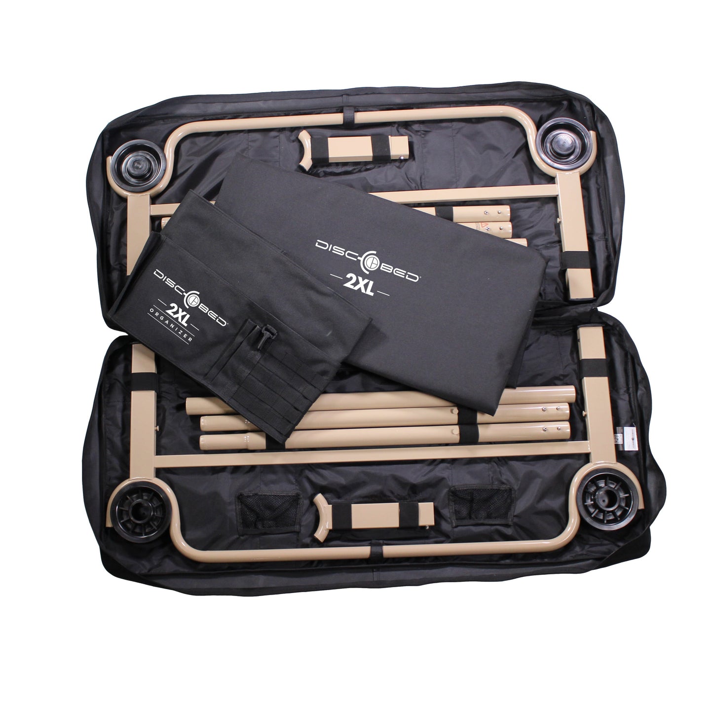Disc-O-Bed 2XL with side organizers