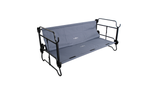 Disc-O-Bed L with side organizers anthracite