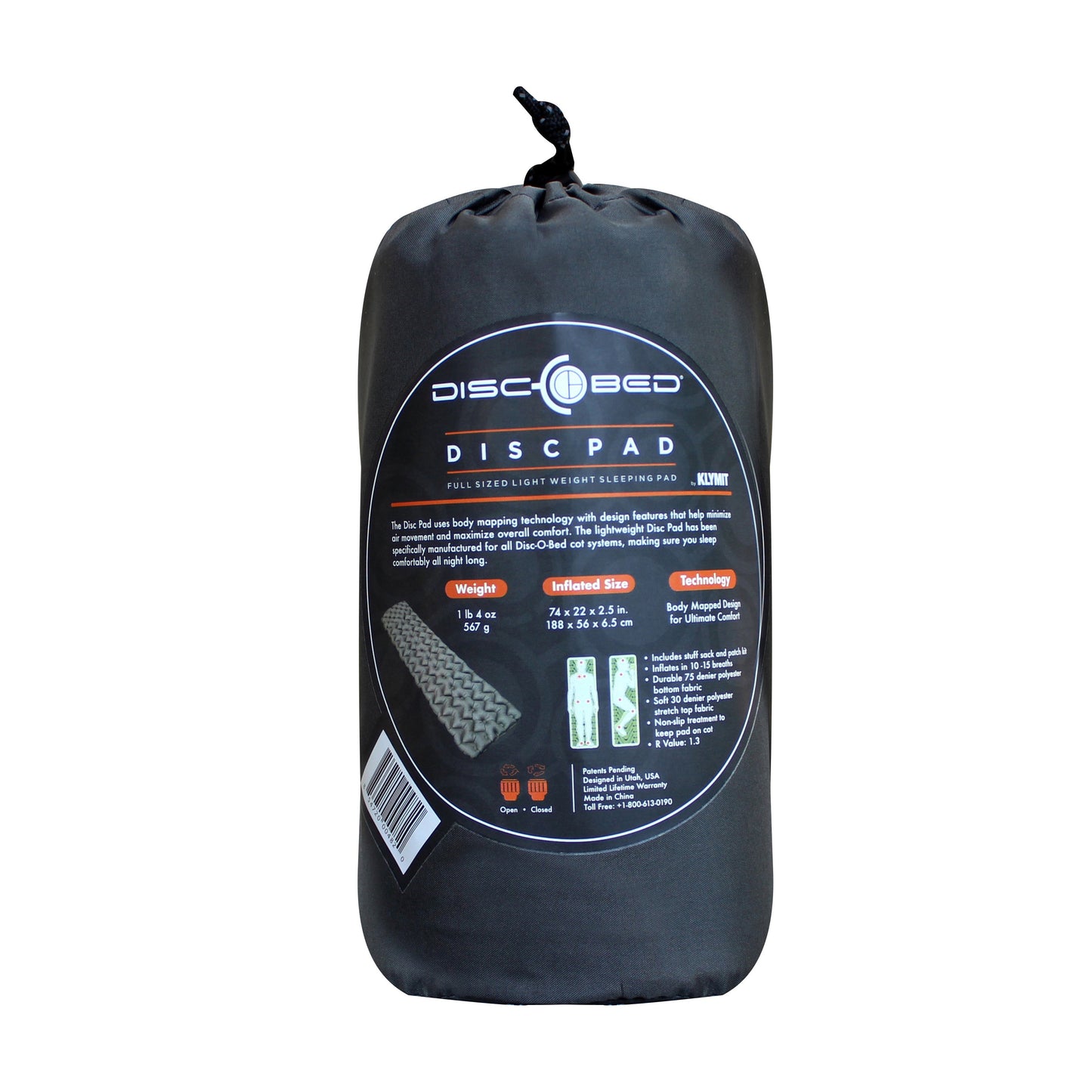 Disc-Pad air mattress L - Grey