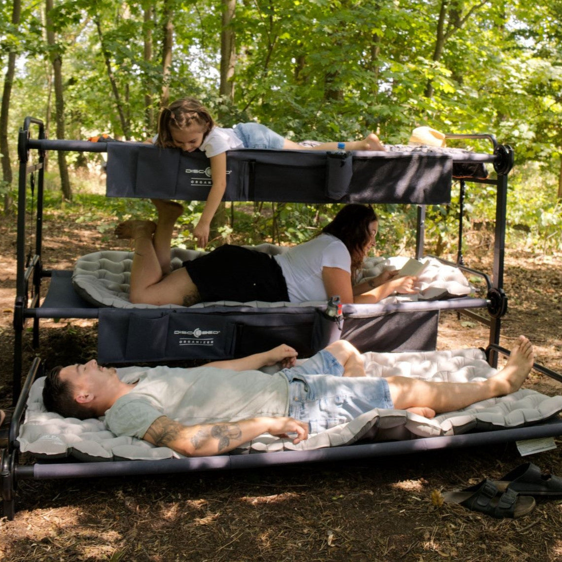 Disc-Pad air mattress L - Grey