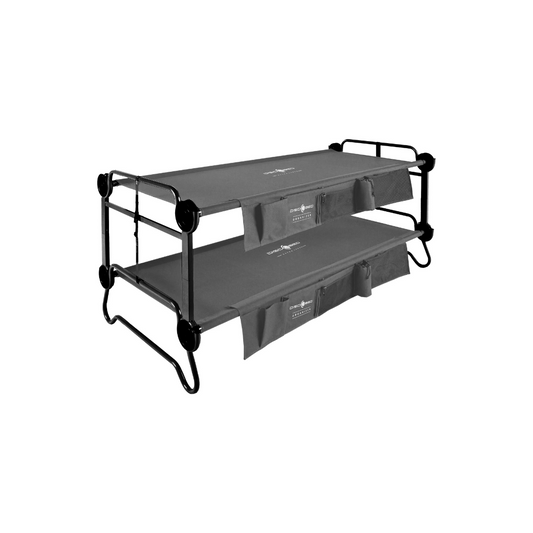 Disc-O-Bed XL with side organizers anthracite