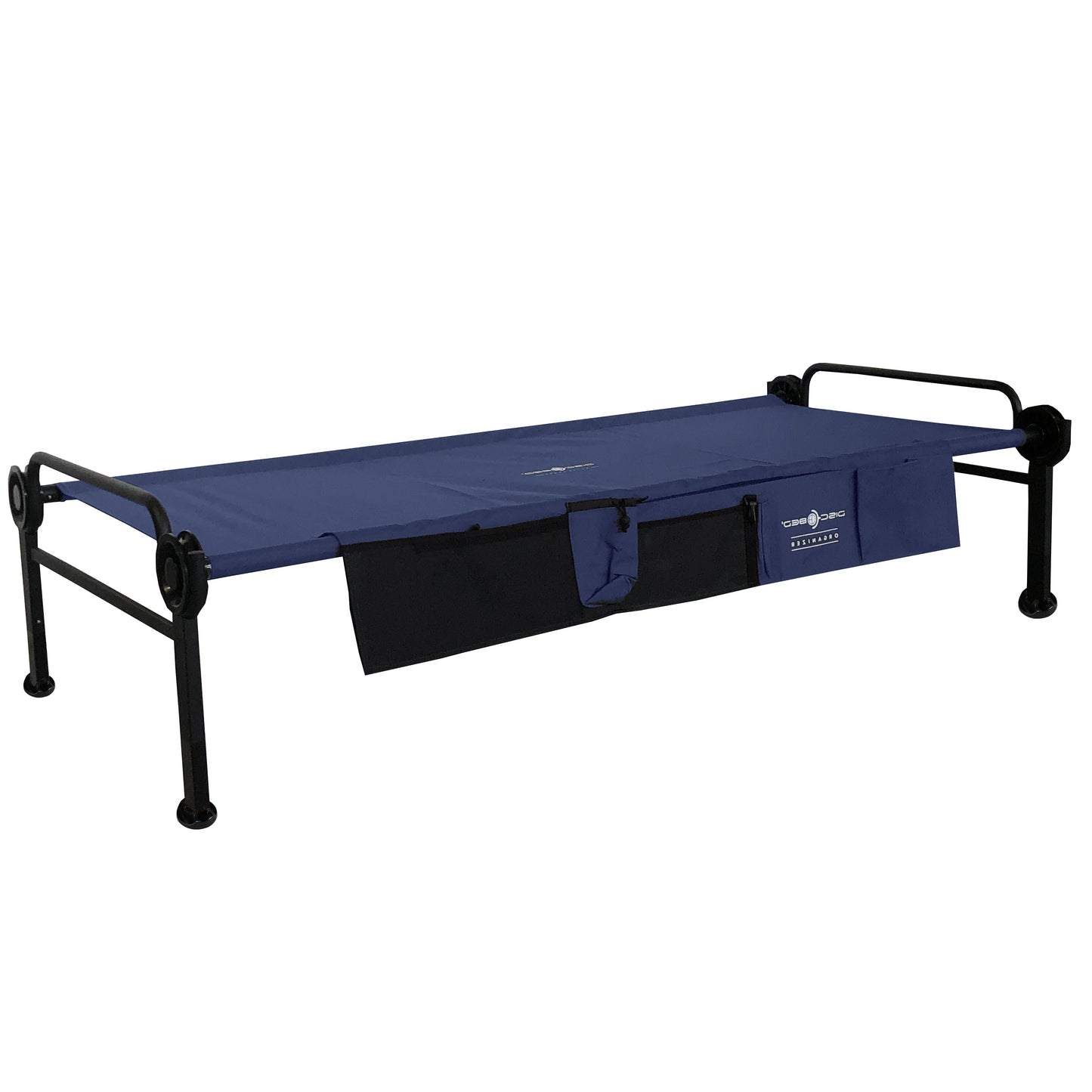 Disc-O-Bed XLT "Blue Edition" mit Seitentasche inkl. Footpads