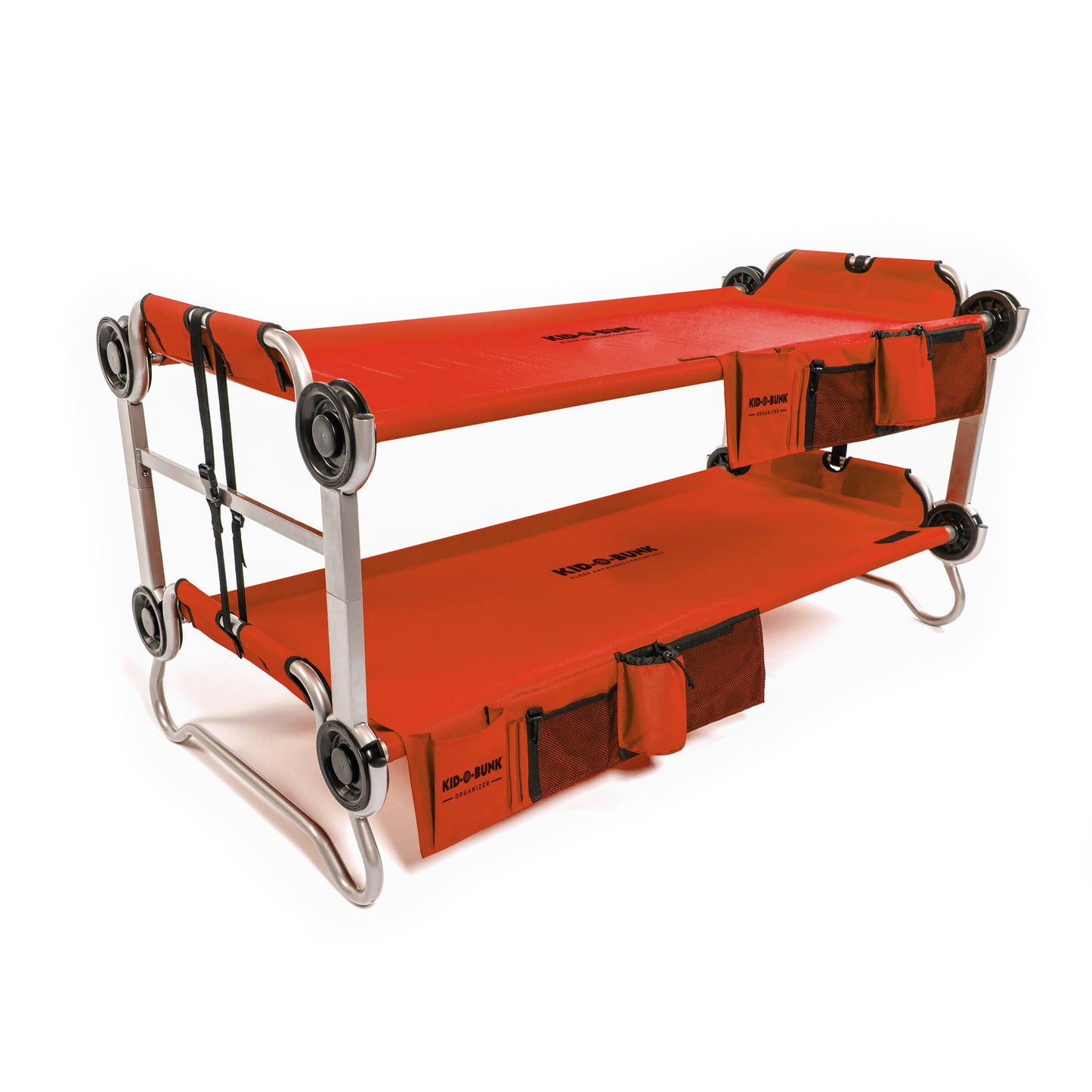 Kid-O-Bunk with side organizers red