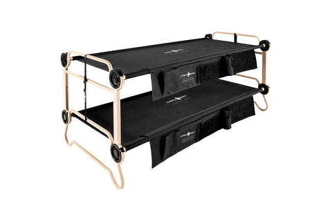 Disc-O-Bed XL with organizers black