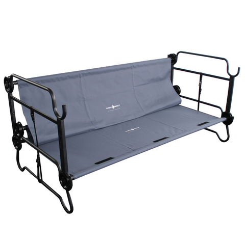 Disc O Bed XL with side organizers anthracite