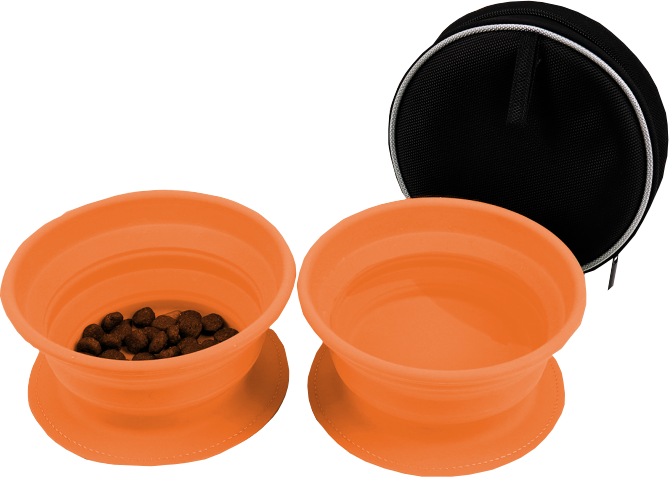 Dog-Bowl - Faltbarer Futternapf - 2er Set