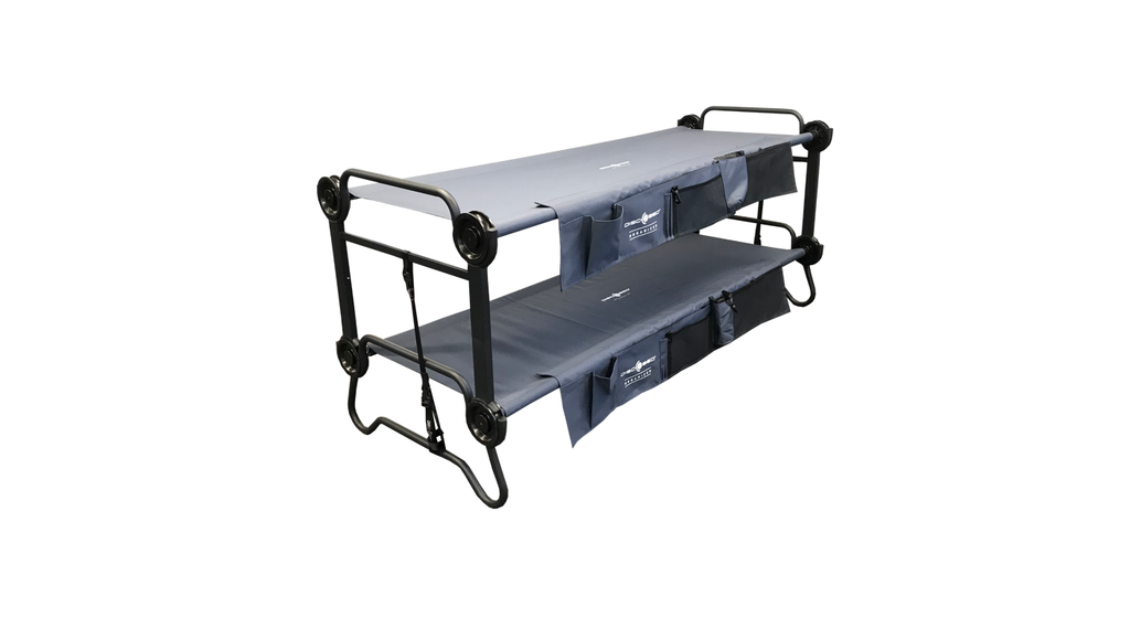 Disc O Bed L with side organizers anthracite